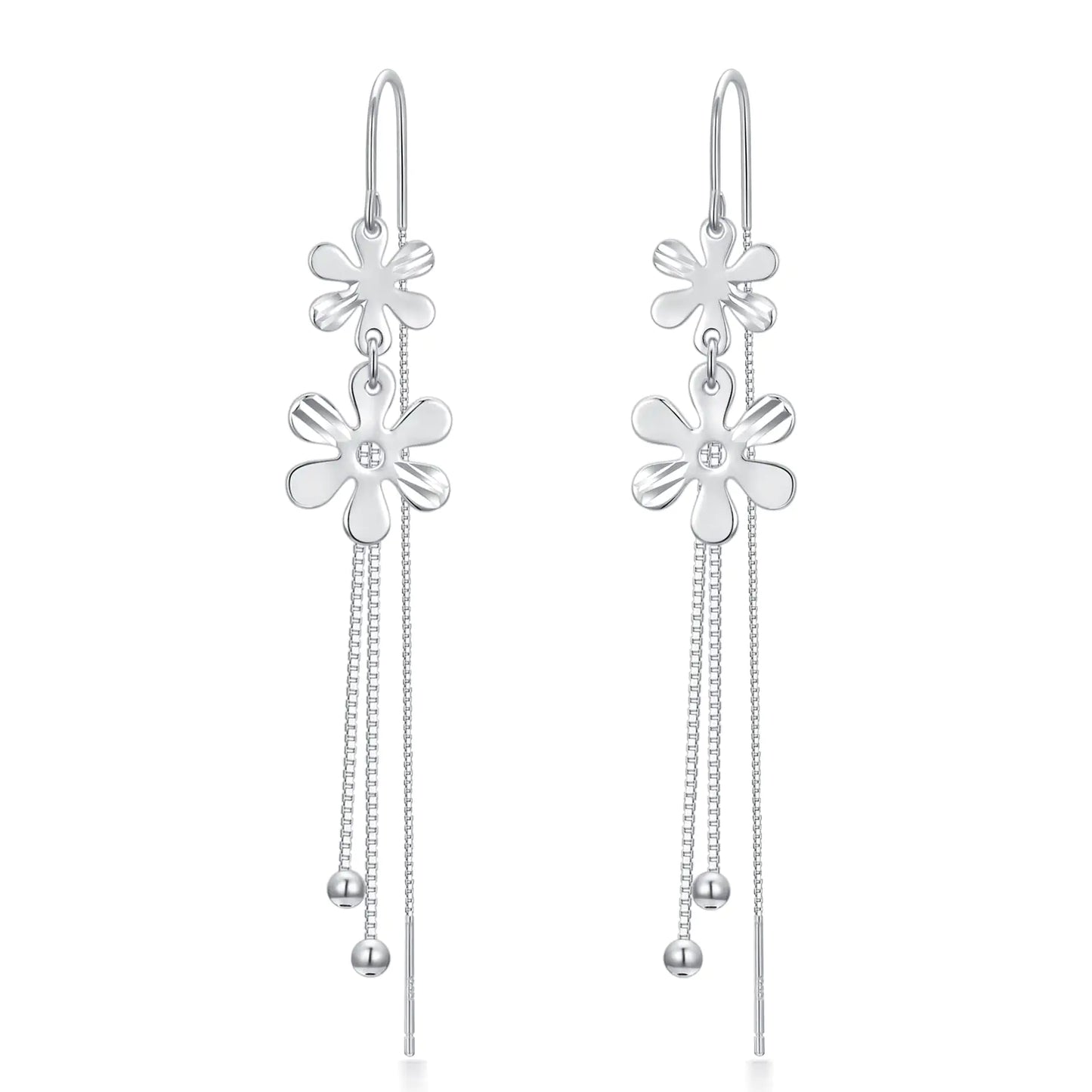 VONALA Threader Earrings for Women Dangle Earrings Long Chain Earrings Hypoallergenic Earrings Tassel Earrings for Women Fashion