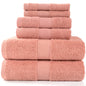 6-Piece Cotton Bath Towel Set