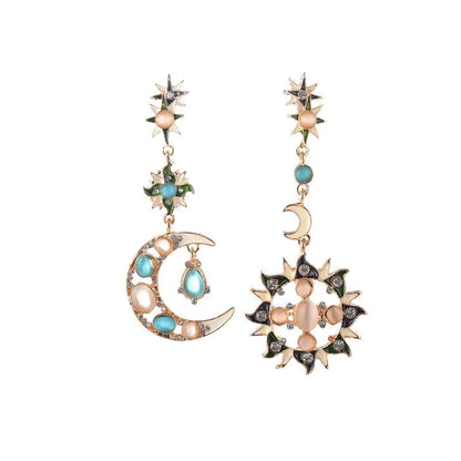 Asymmetrical Earrings - Stylish Ear Studs