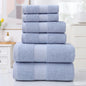 6-Piece Cotton Bath Towel Set