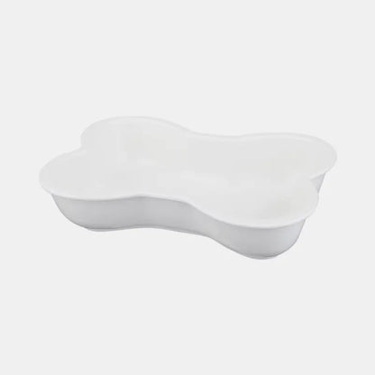 Large Anti-Tip Ceramic Pet Bowl for Cervical Support