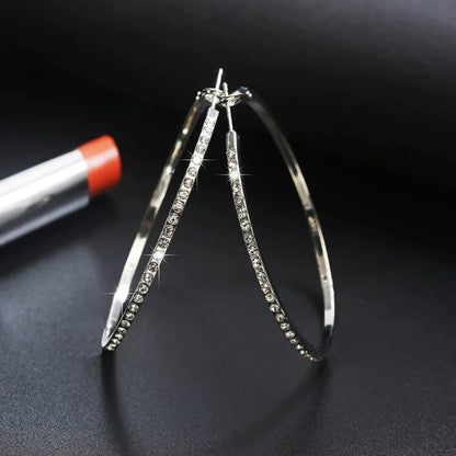 Hollow Circle Hoop Earrings and Studs