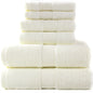 6-Piece Cotton Bath Towel Set