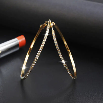 Hollow Circle Hoop Earrings and Studs