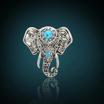 Elephant Head Ring, Joint Ring, Fashion Versatile Ring