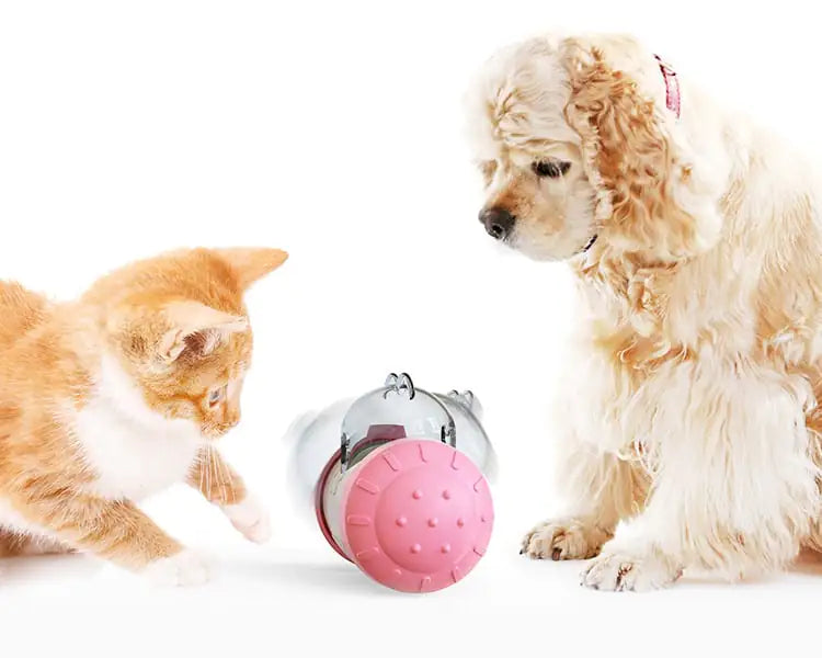 Tumbler Teasing Cat Swinging Ball Pet Toy