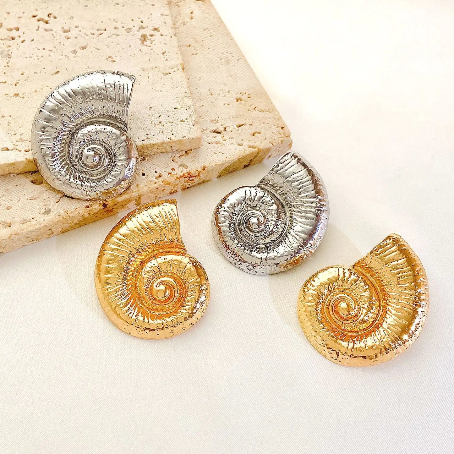 Marino Ocean Conch Studs