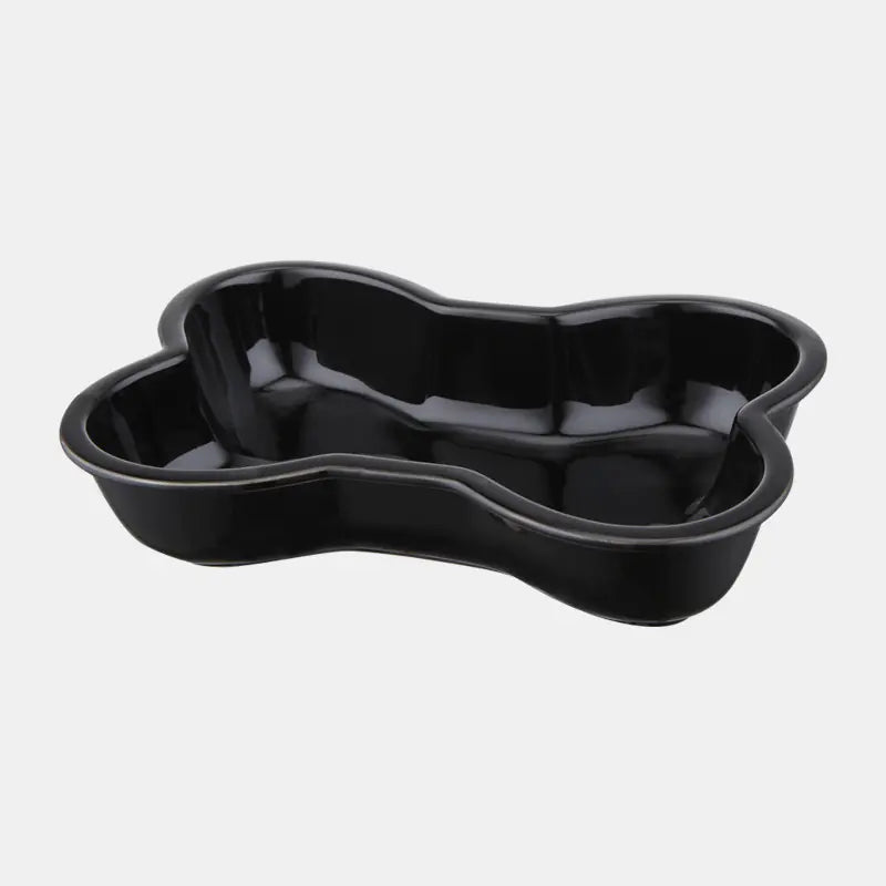 Large Anti-Tip Ceramic Pet Bowl for Cervical Support