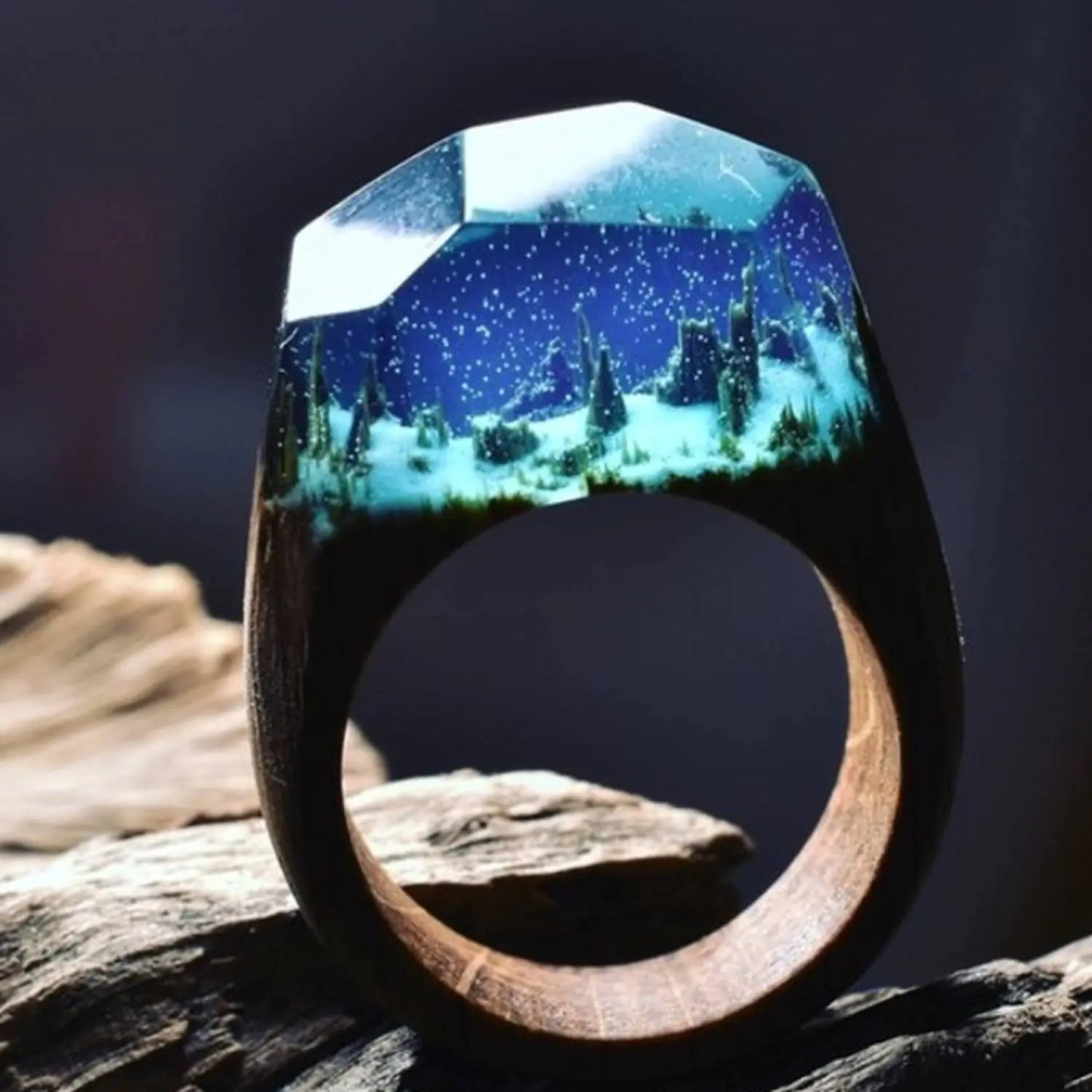 Time Ring Resin Wood Ring