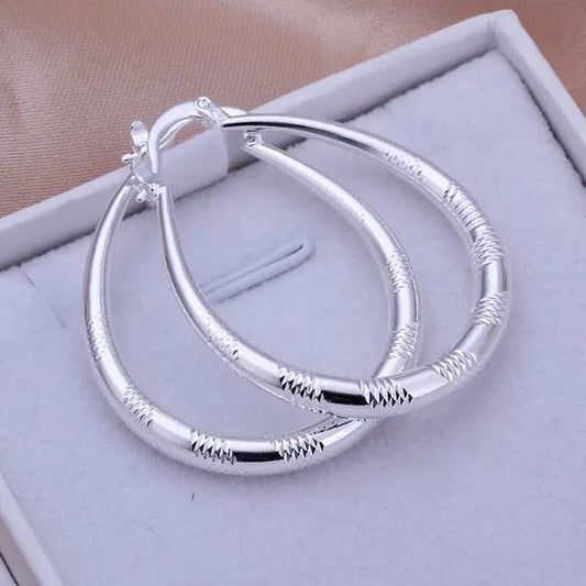 Silver Hoop Earrings and Studs Collection