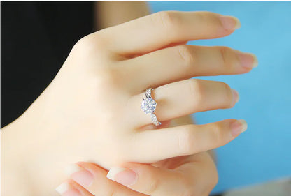 Crystal Zircon Ring, Zircon Ring, Ring