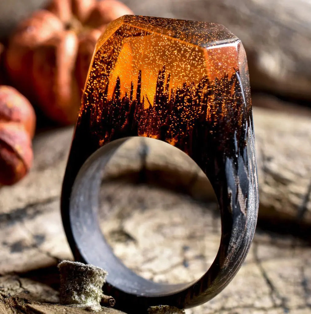 Time Ring Resin Wood Ring