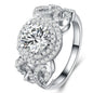 Women's Zircon Ring, Engagement Diamond Ring