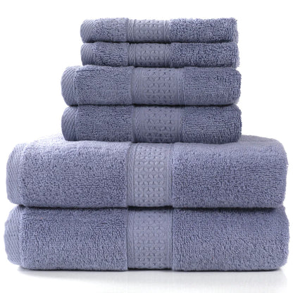 6-Piece Cotton Bath Towel Set