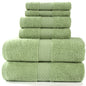 6-Piece Cotton Bath Towel Set