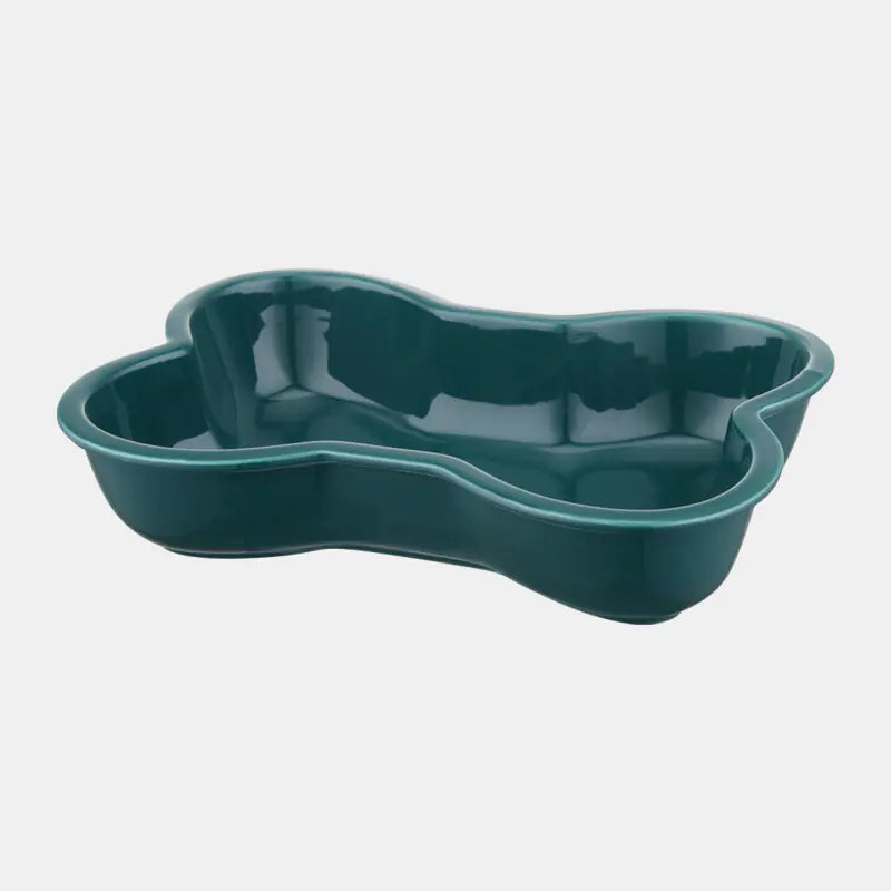 Large Anti-Tip Ceramic Pet Bowl for Cervical Support